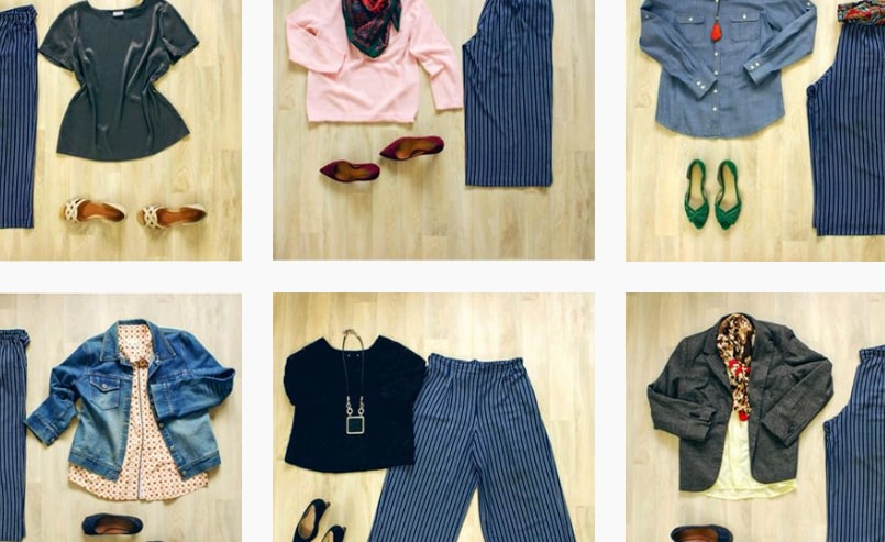 combinação de 1 peça em 30 looks